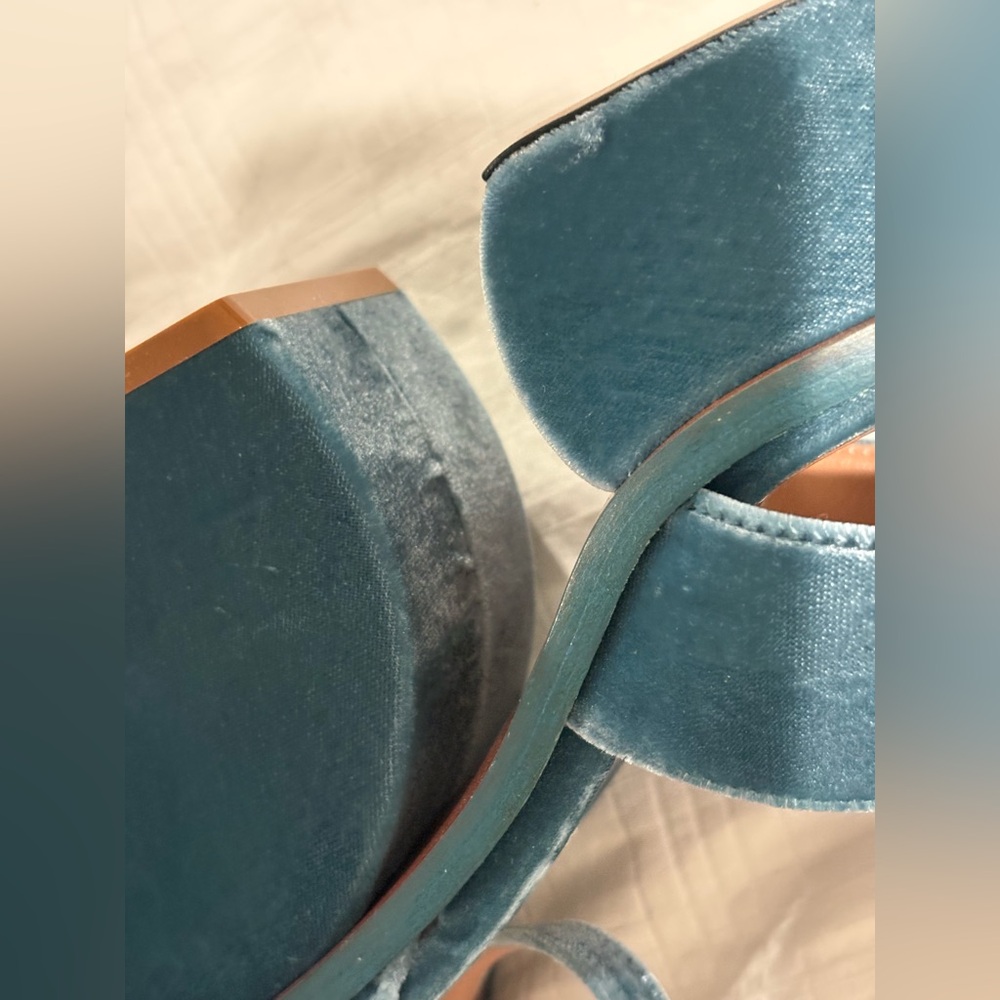 Zimmermann Velvet Blue Sandals - Picture 6 of 12